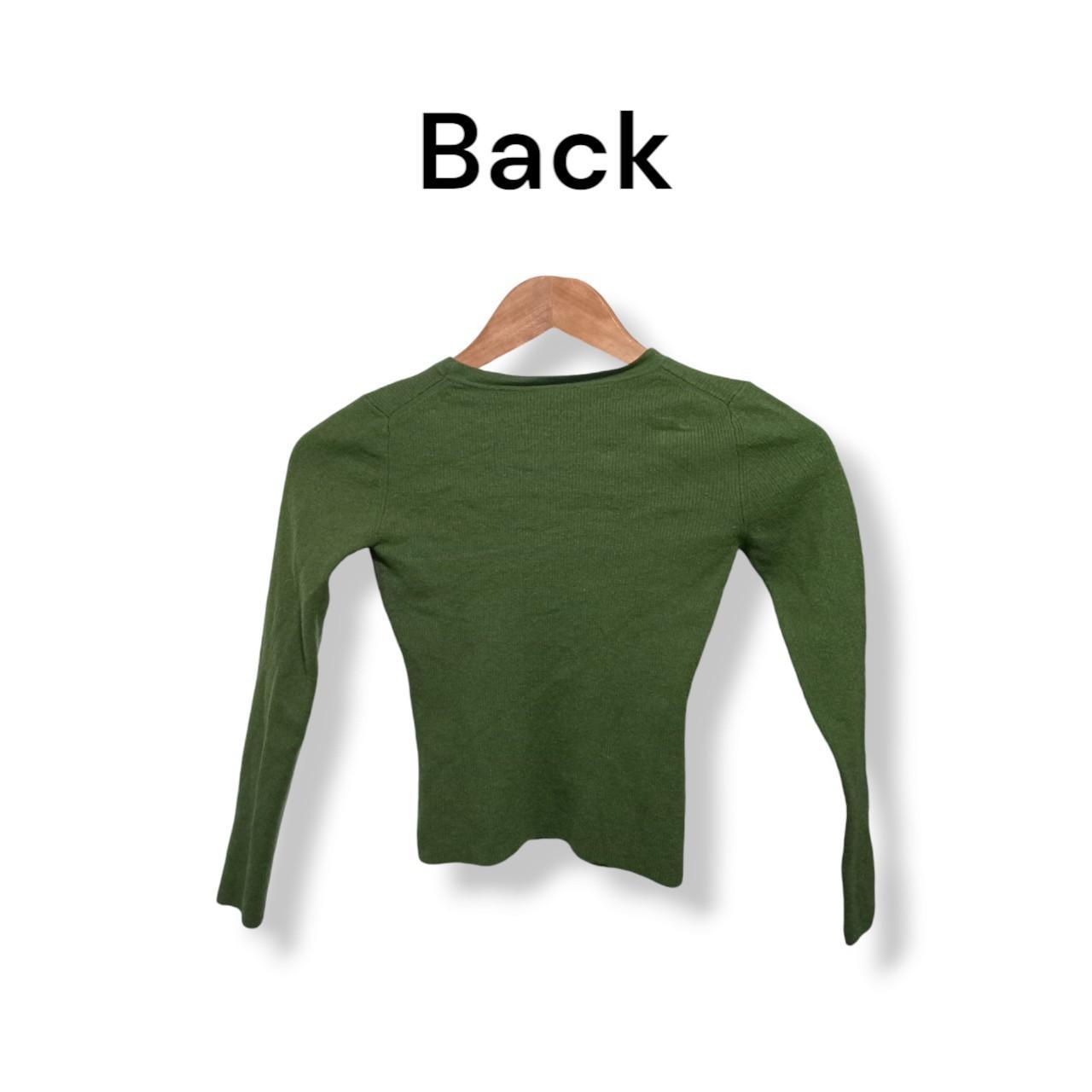 Shirt | Kid's Green Long Sleeves XXS