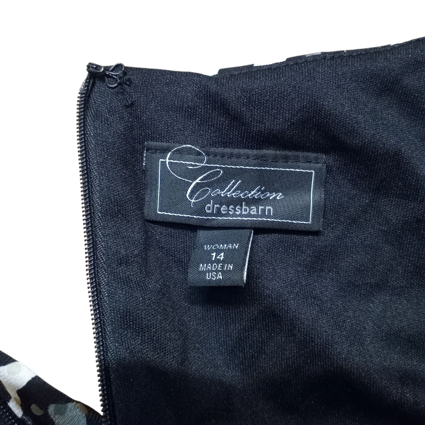 Dress | Women UK18 Dressbarn Collection Sleeveless Black and White Leopard Print