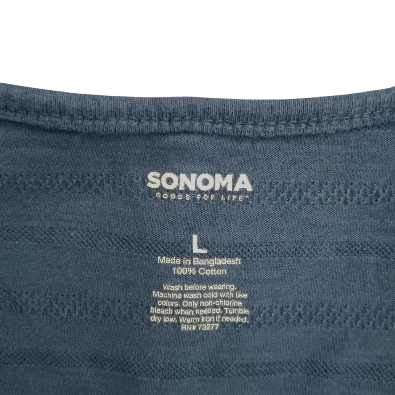 Dress | Women Blue Button-Up Large