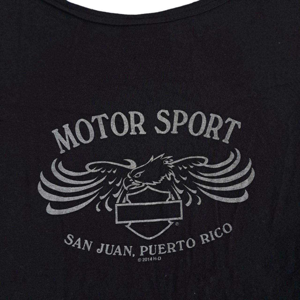 Crop Top | Women XS Harley Davidson Motor Sport Top