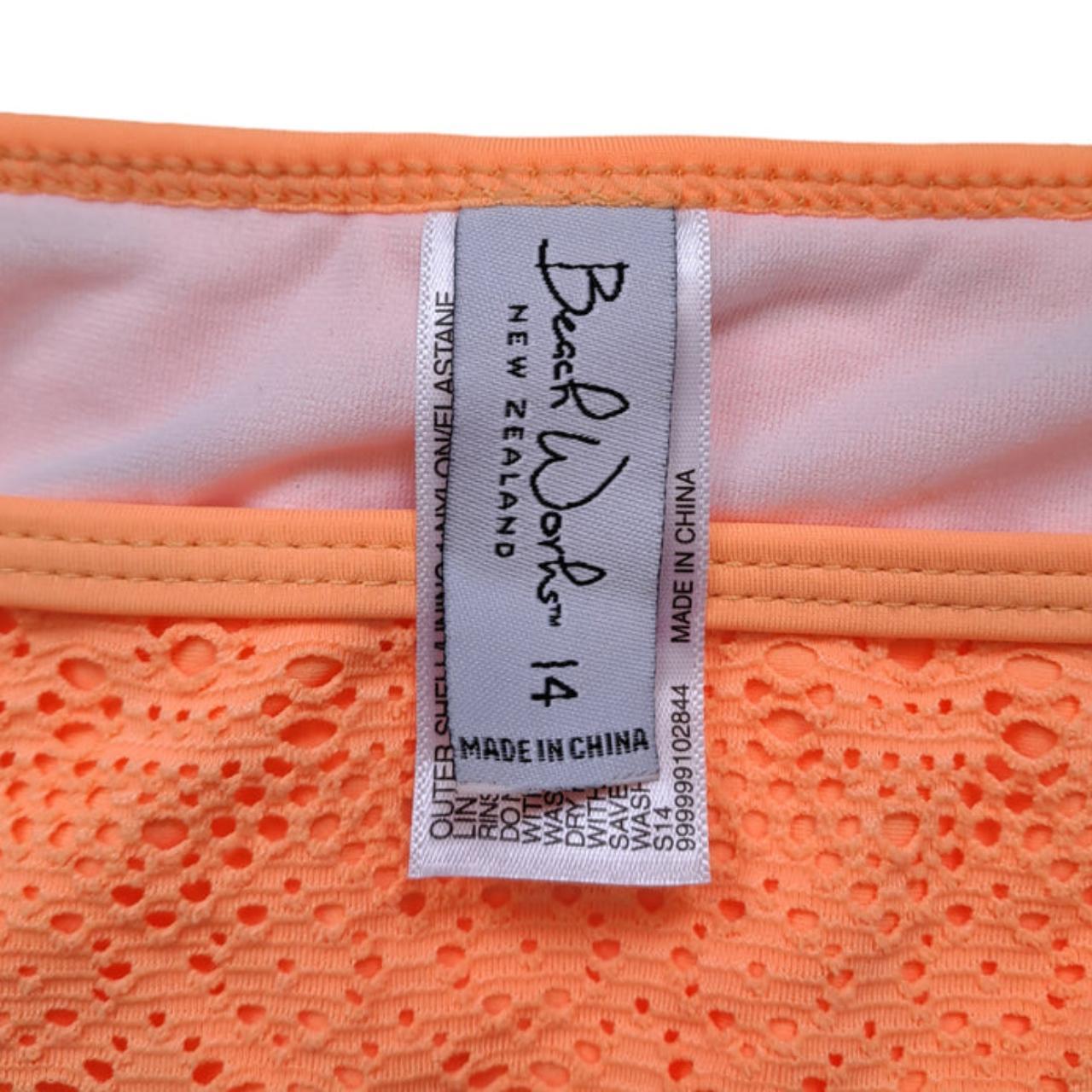 Swimwear | Women Pink Size 12 | Orange Size 14