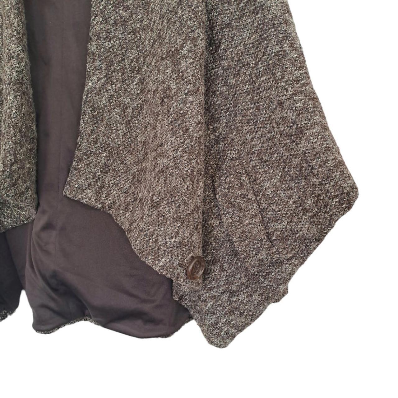 Jacket | Women XS Brown Cropped Cardigan / Shrug