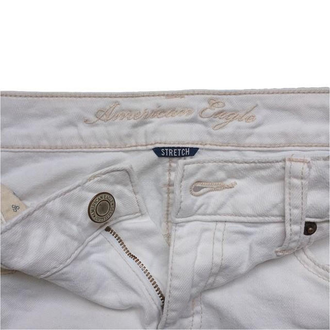 Jeans | Women Small UK8 White Tattered Jeans
