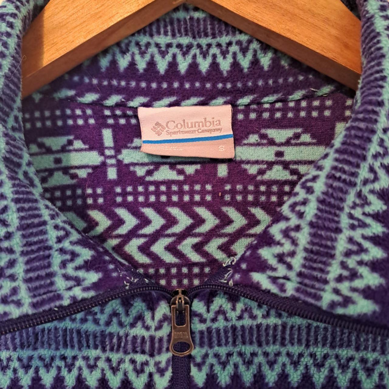 Jumper | Women Small Sportswear Women's Patterned Quarter-Zip Fleece Top