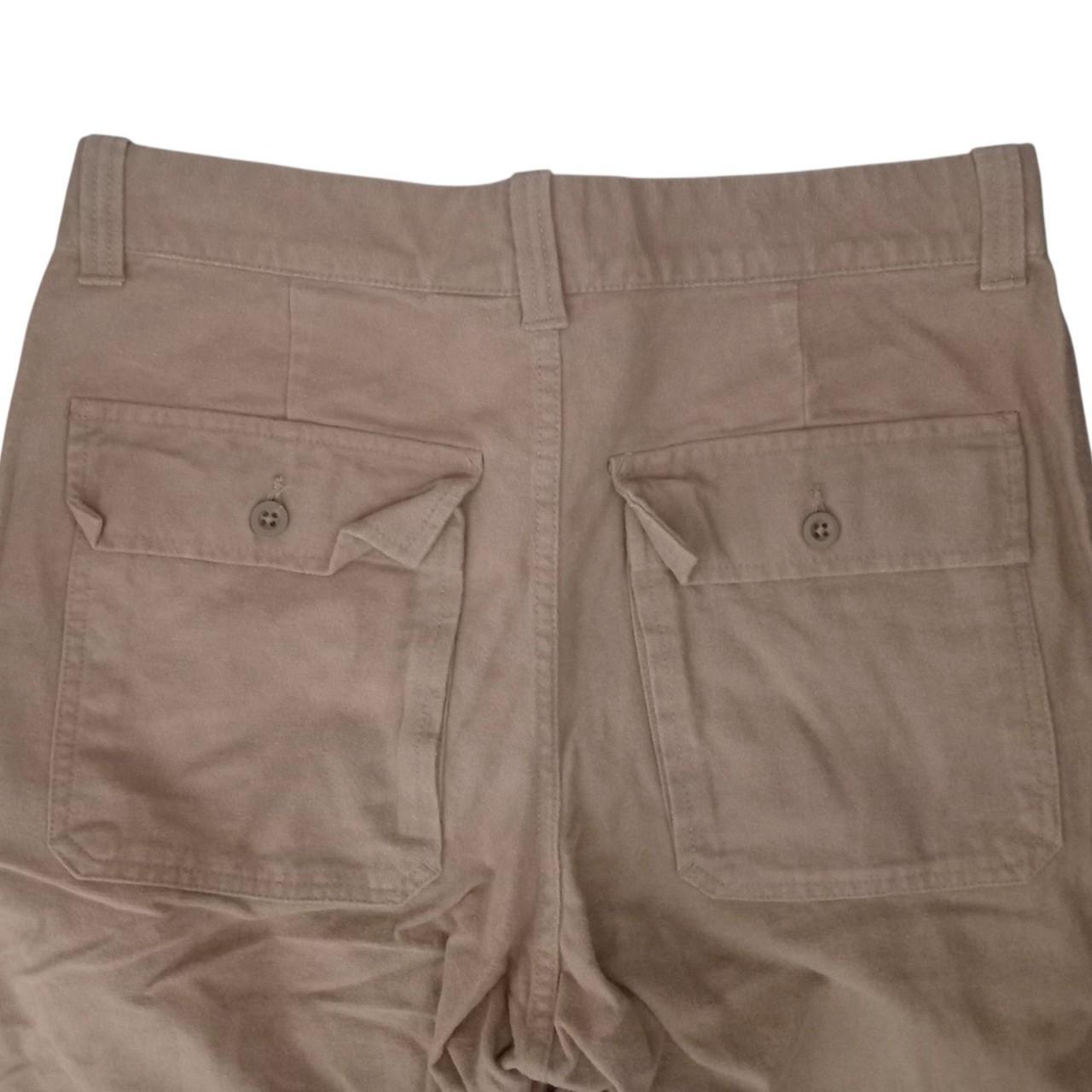 Trousers | Men XS-S, Women UK 8-10 Brown Cargo-Style Slacks