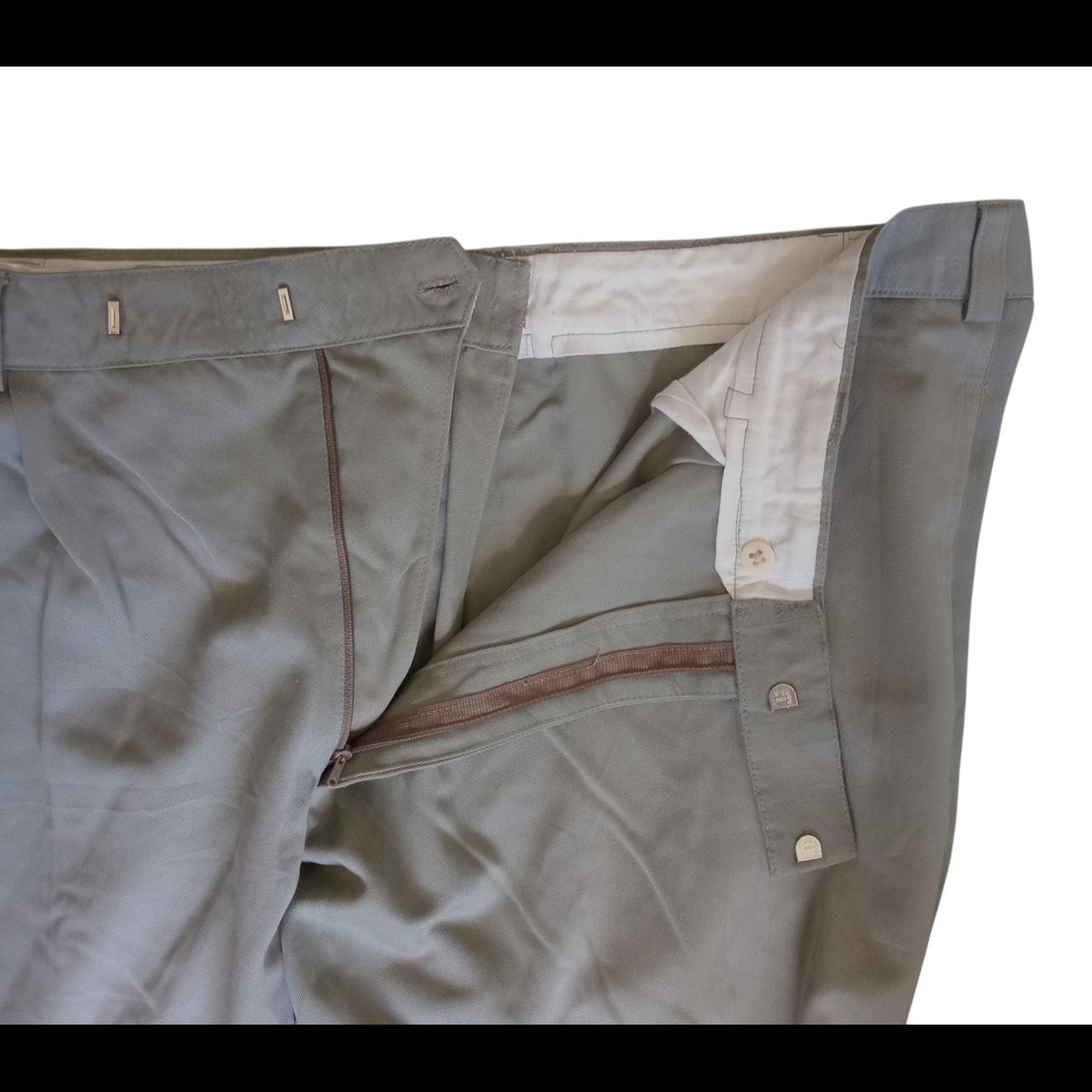 Trousers | Men’s XL Light Green / Grey Baggy Slacks