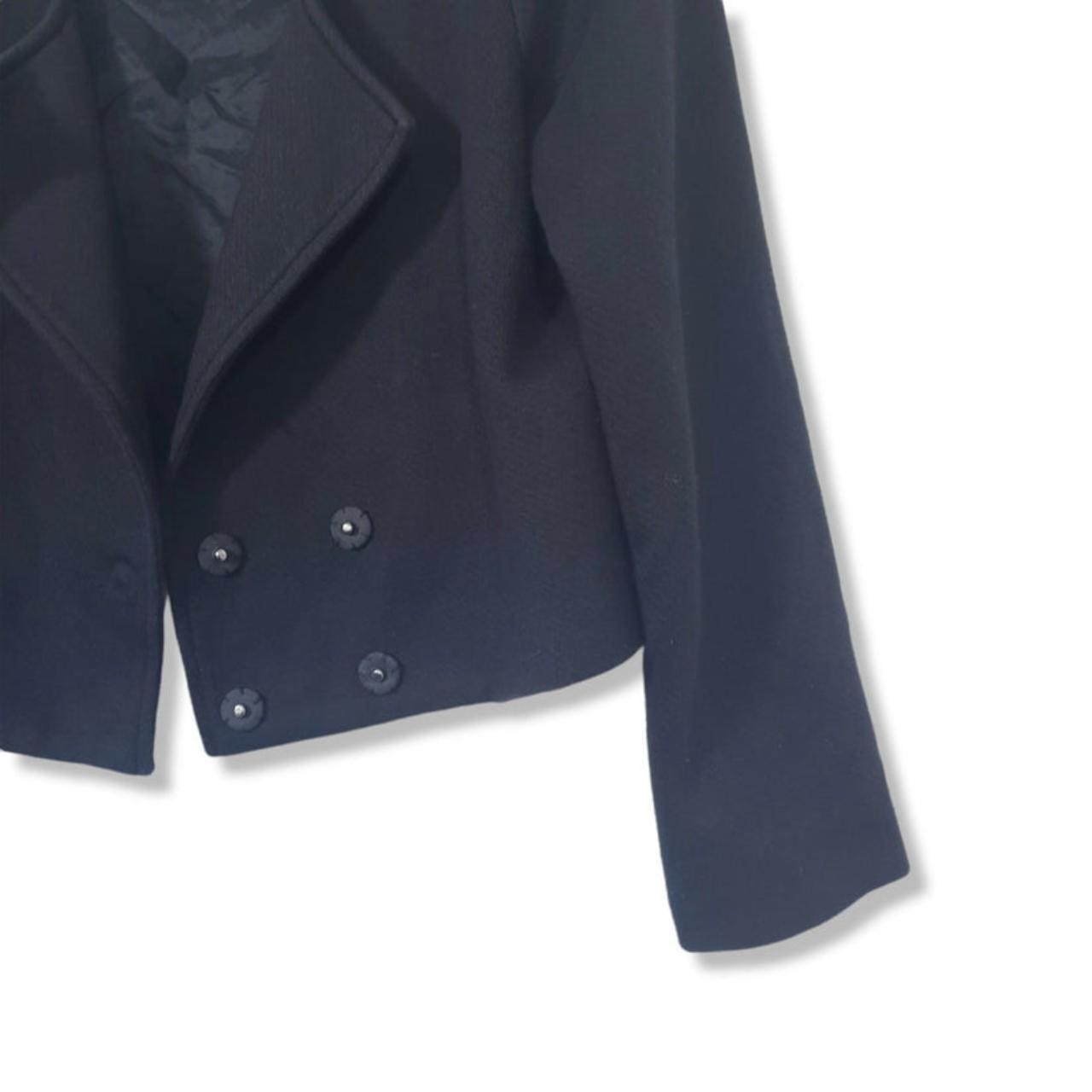 Crop Top | Women Size 14-16 Black Vintage