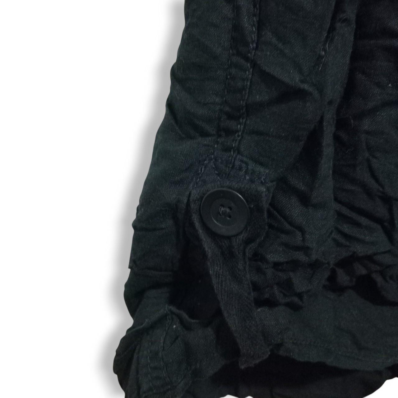 Capri | Women Large UK16 Black With Adjustable Hem