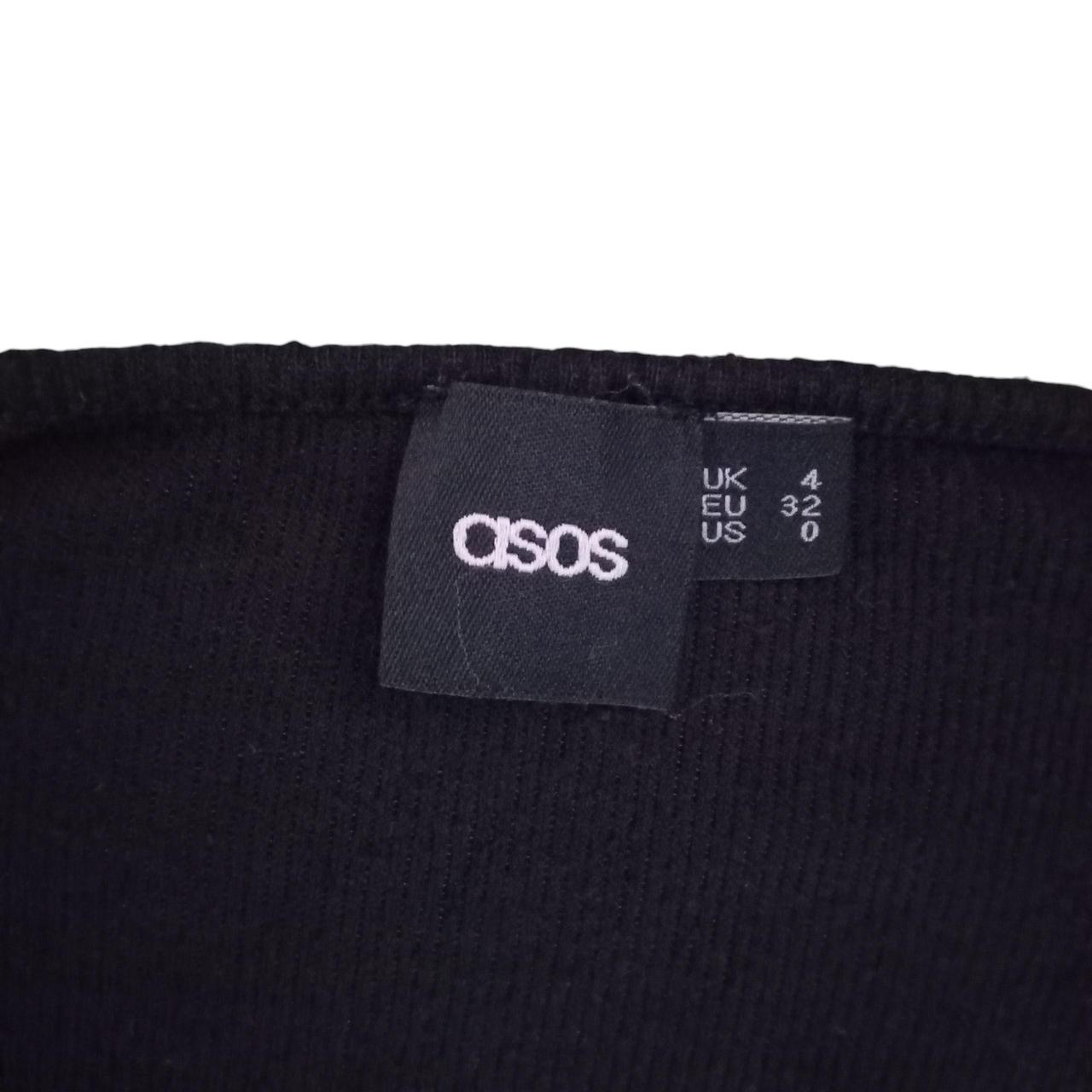 Dress | Women XXS UK4 Black Midi Dress Stretch Fit