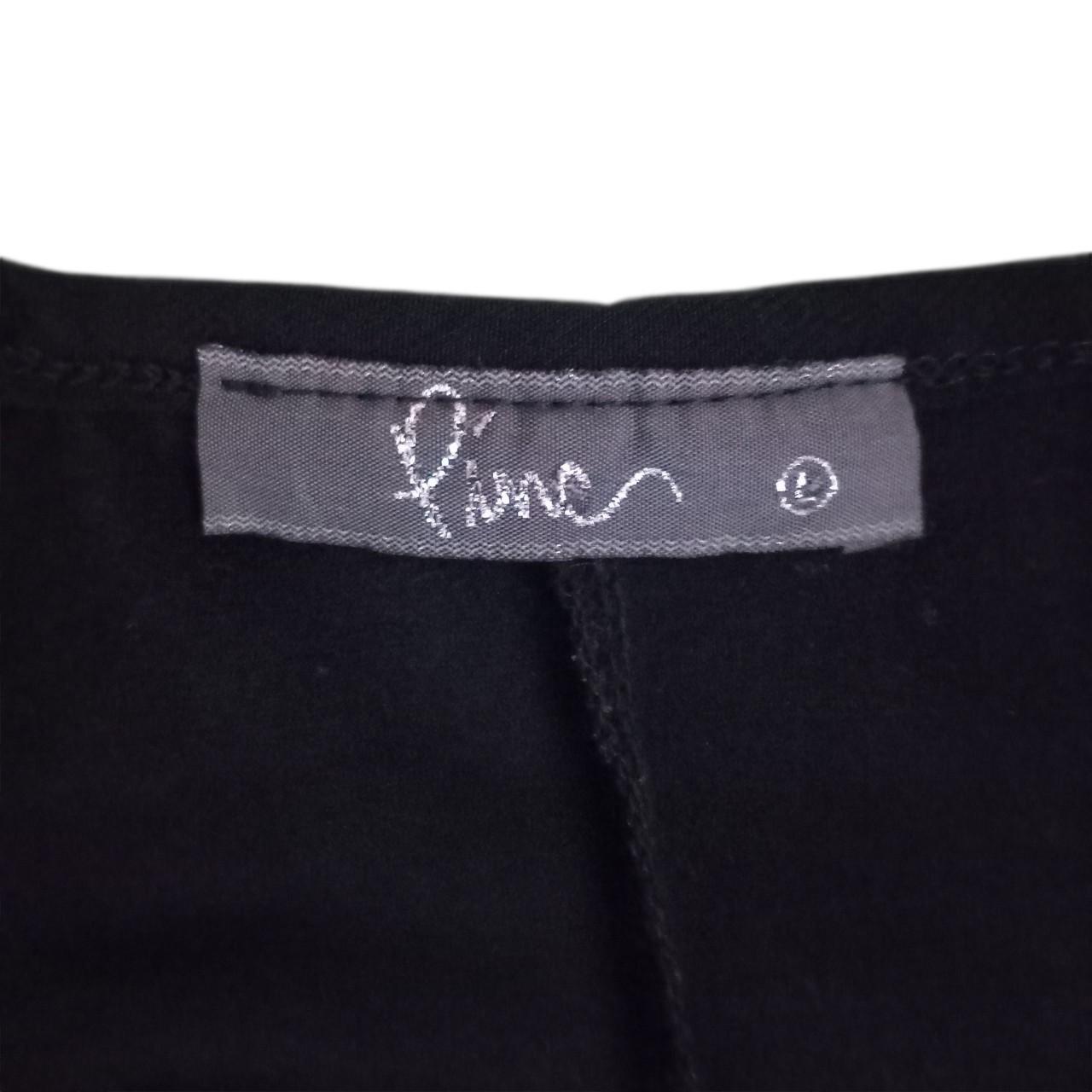 Tank Top | Women UK 14 to 16 Stretchy Black Longline Tank Style Top