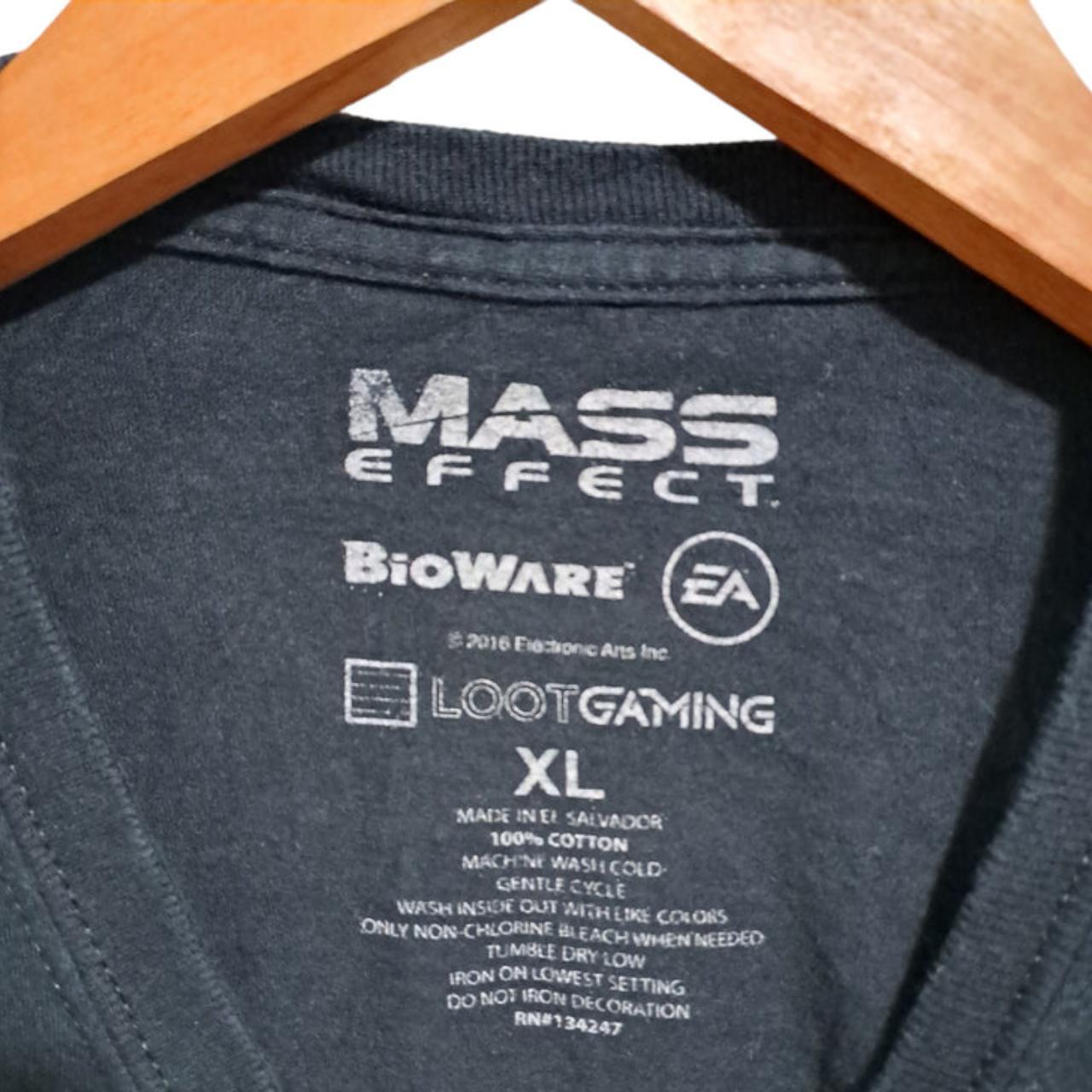 T-shirt | Men XL Black Cotton Gaming Shirt