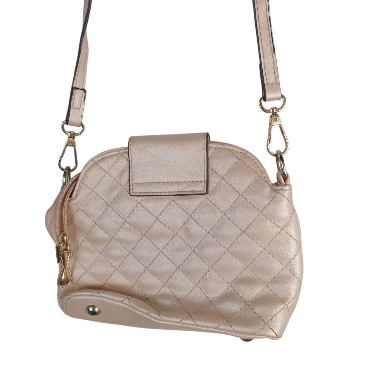 Bag | Women Shiny Pink Chic Quilted Crossbody