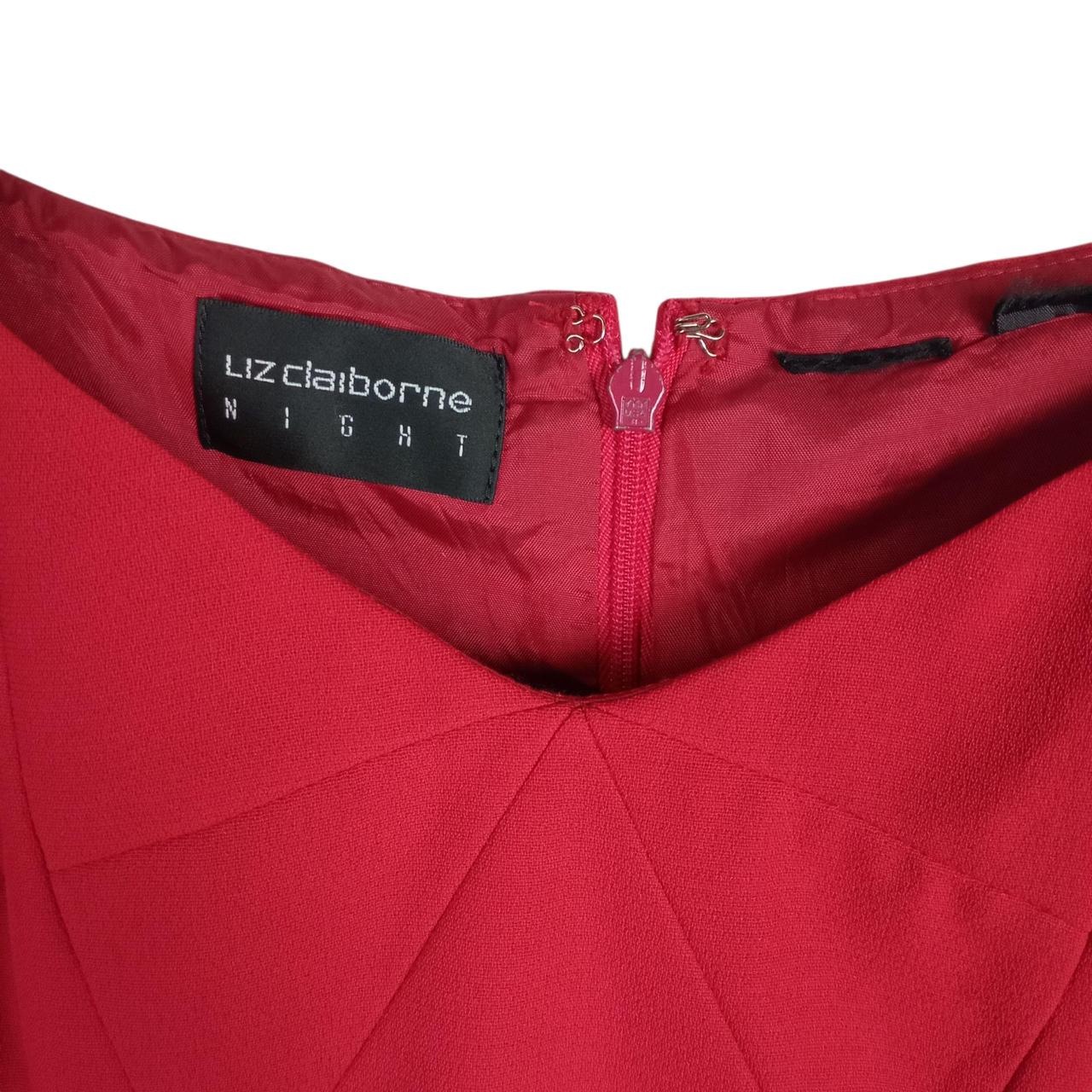 Dress | Women UK 10-12 Liz Claiborne Red Maxi Dress