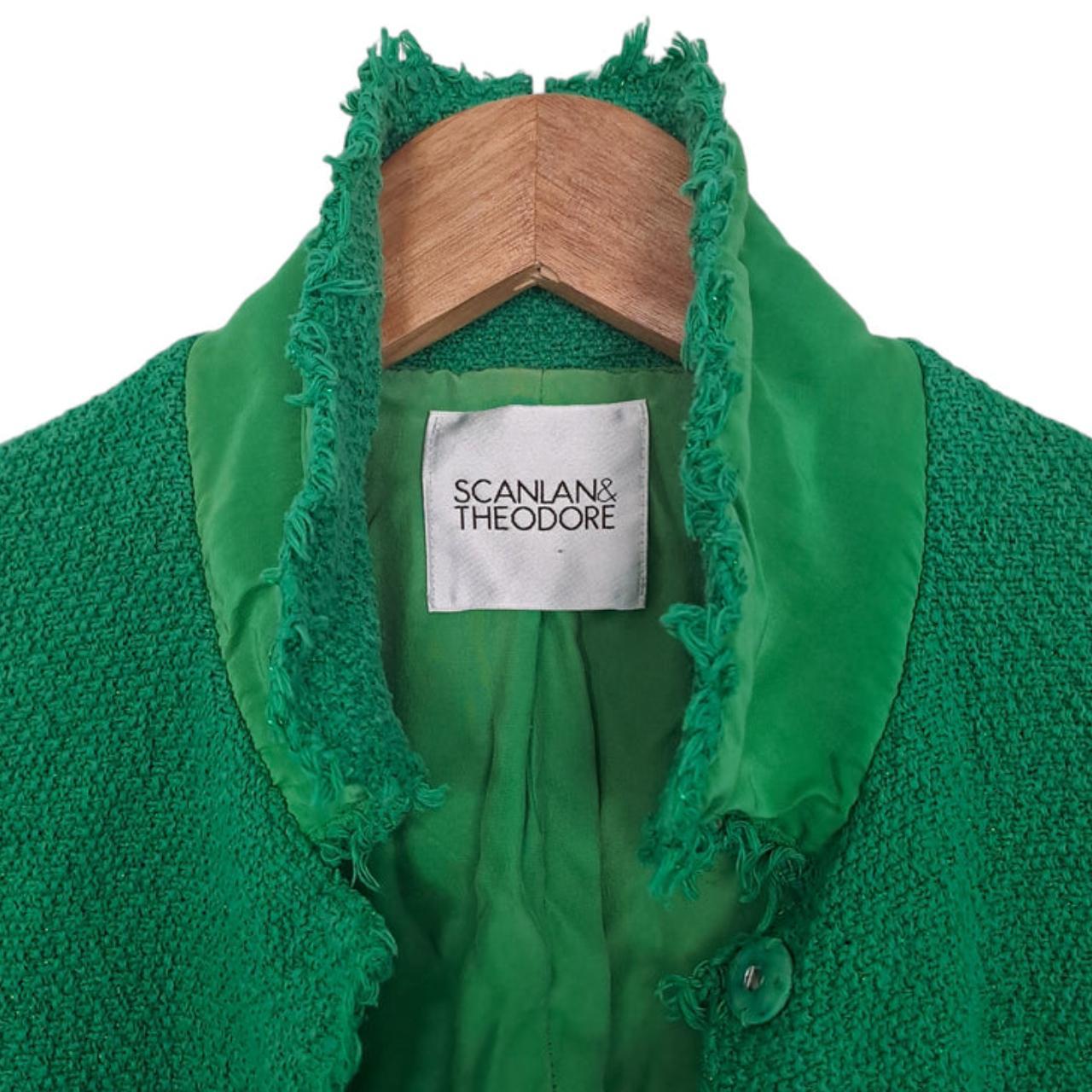 Jacket | Women Small Green Fringe Top