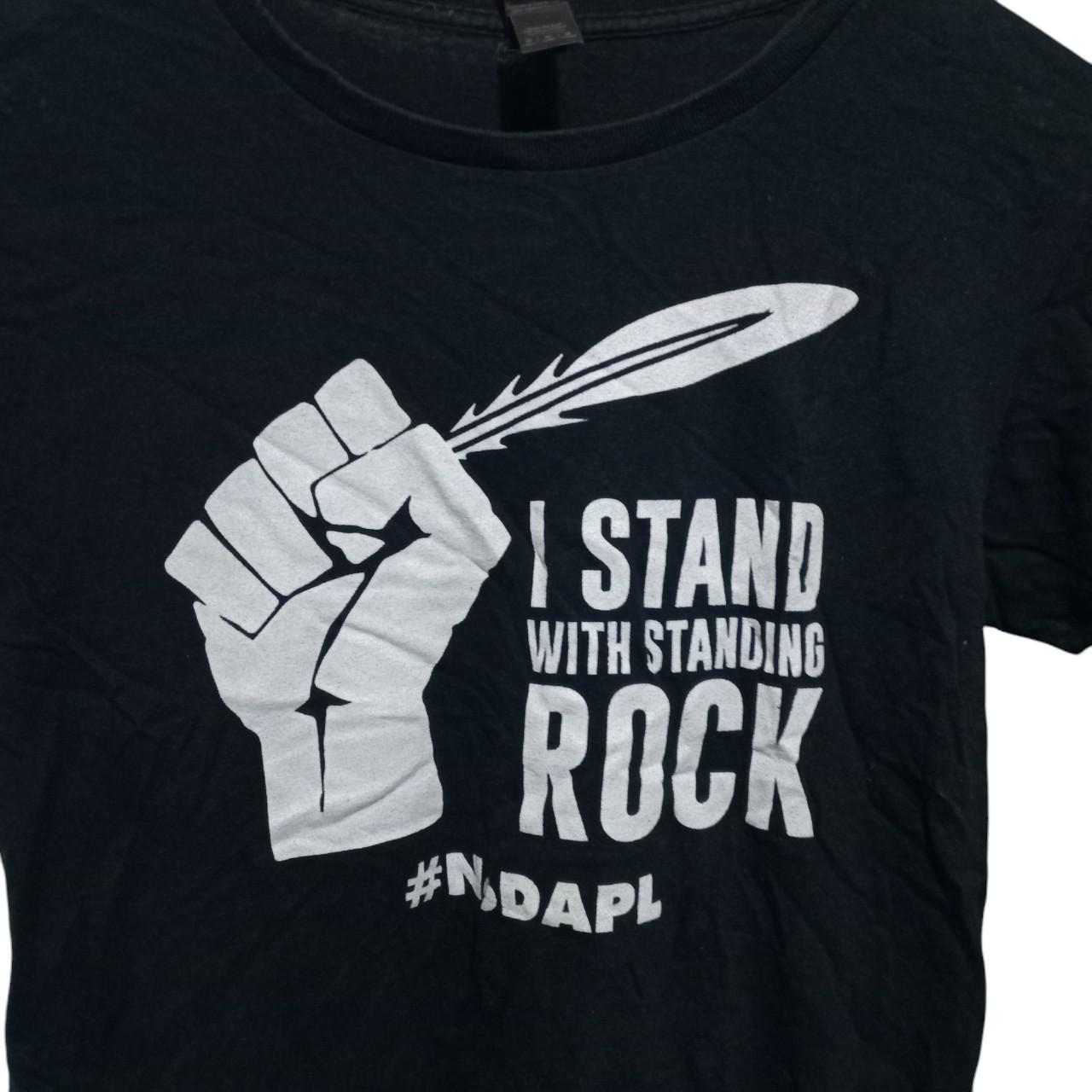 T-shirt | Women Black Cotton Statement Shirt Medium