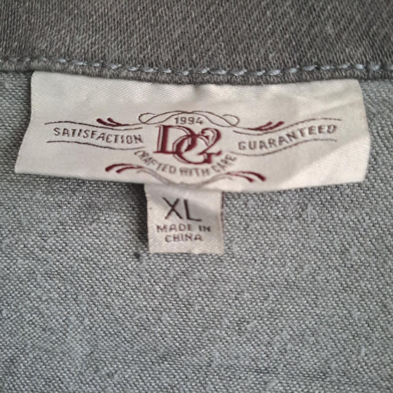 Jacket | Women XL Soft Grey Silver Denim