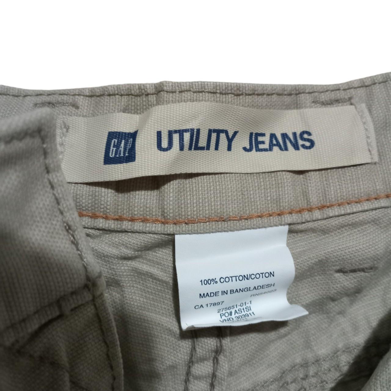 Jeans | Unisex Men Small Unique Beige GAP Utility Pants