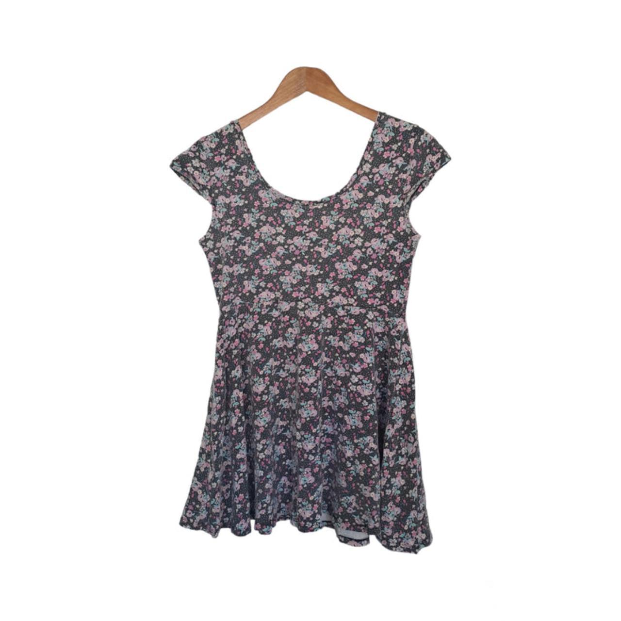 Dress | Women XS Sweetheart Neckline Floral Super Mini Dress