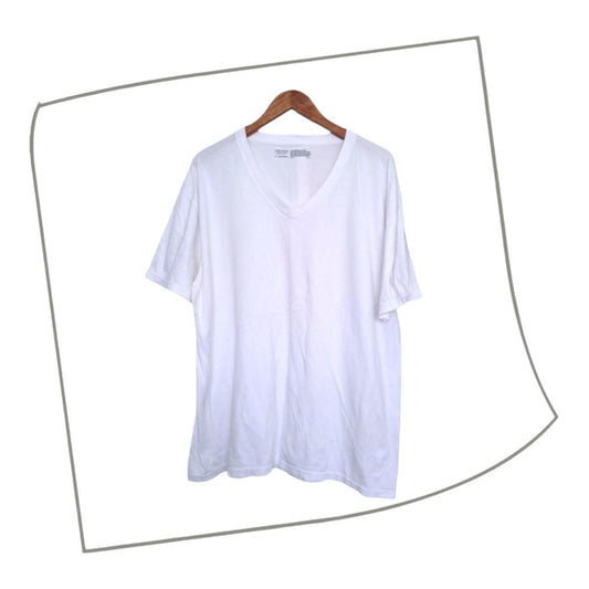 T-shirt | Men XL White V-neck Nordstrom Shirt