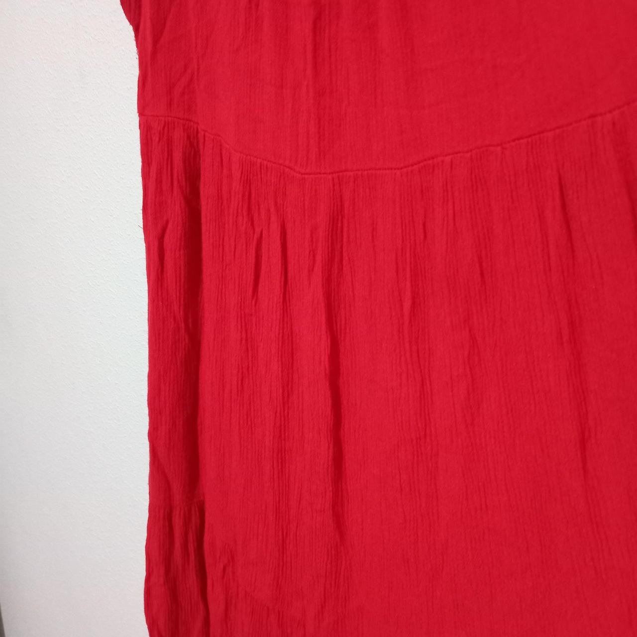 Dress | Women UK8 Red A-Line Maxi