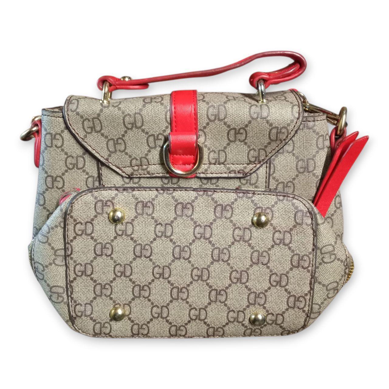 Bag | Women Classic Diamond Pattern Brown Handbag Slingbag