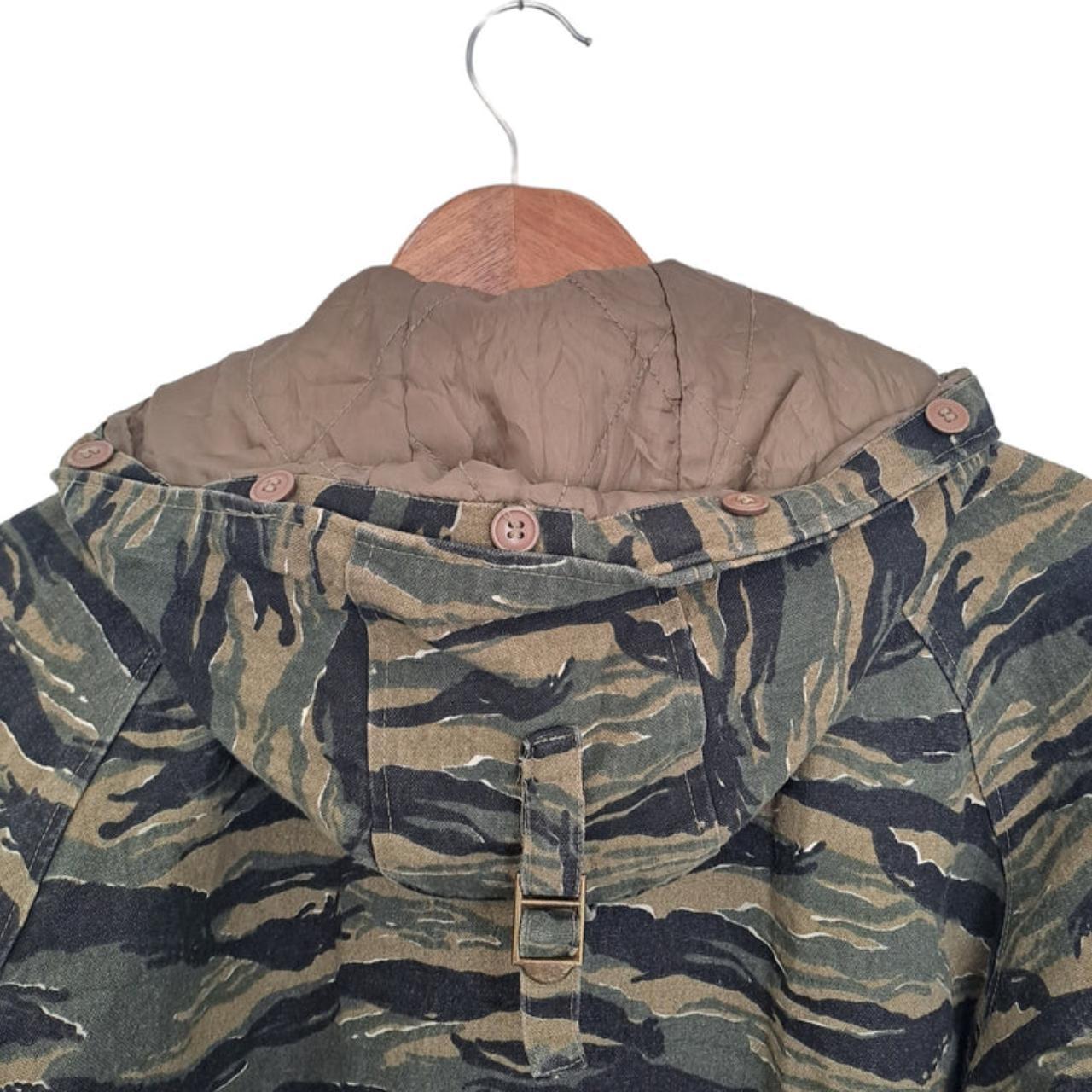 Jacket | Women Medium Men Small Vintage Military Tiger Stripe Camouflage Field Jacket