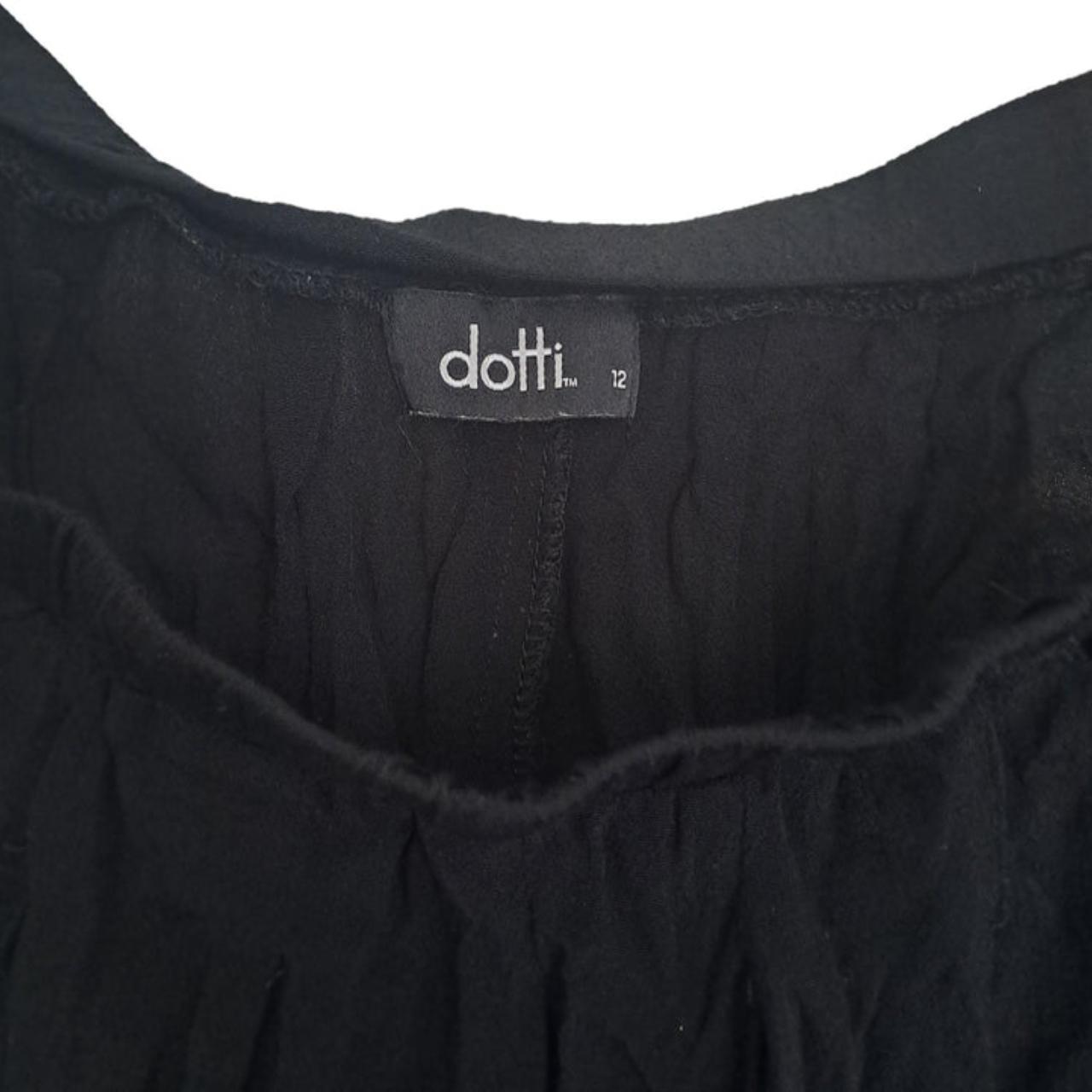 Blouse | Women Medium UK12 Black Cute Top