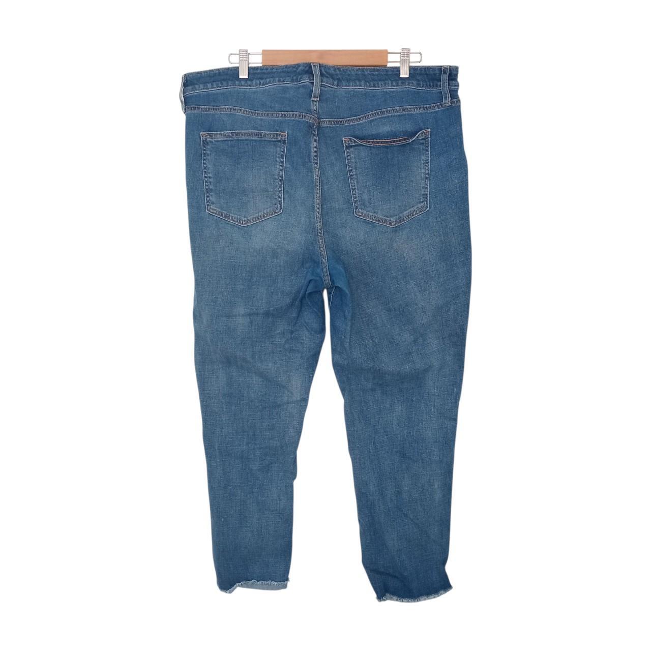 Jeans | Women Distressed Cropped Length Plus Size