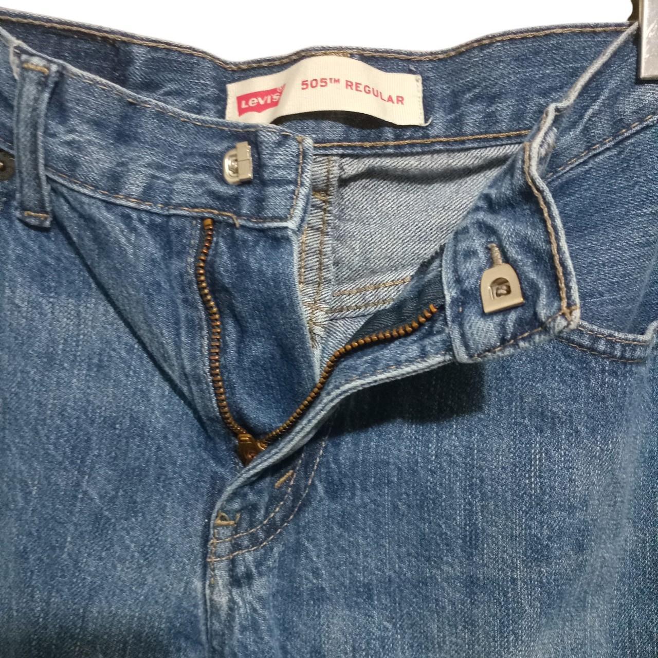 Jeans | Unisex Women UK8 Men XS Levi's 505 Capri Style