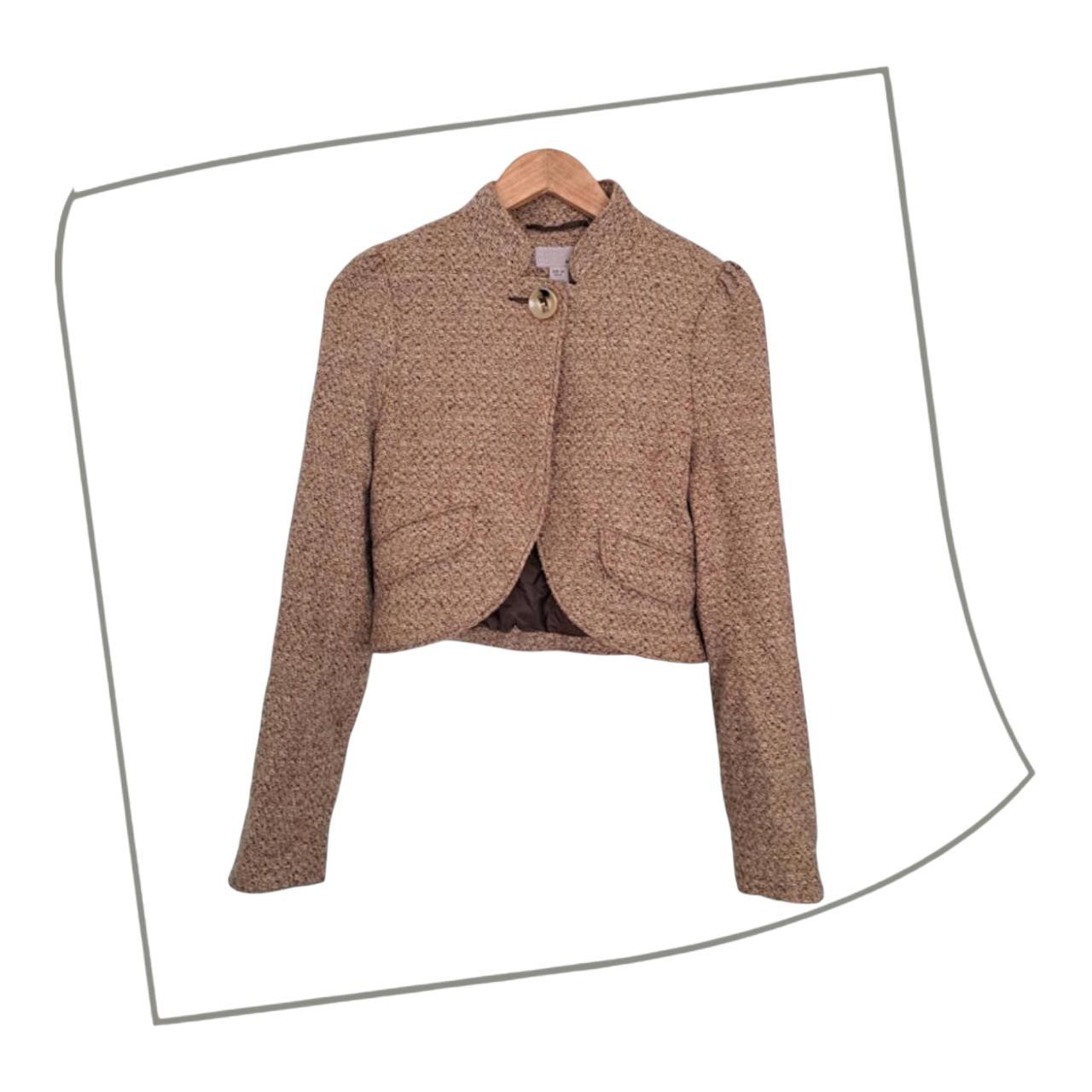 Bolero | Women XS H&M Brown Cropped Jacket