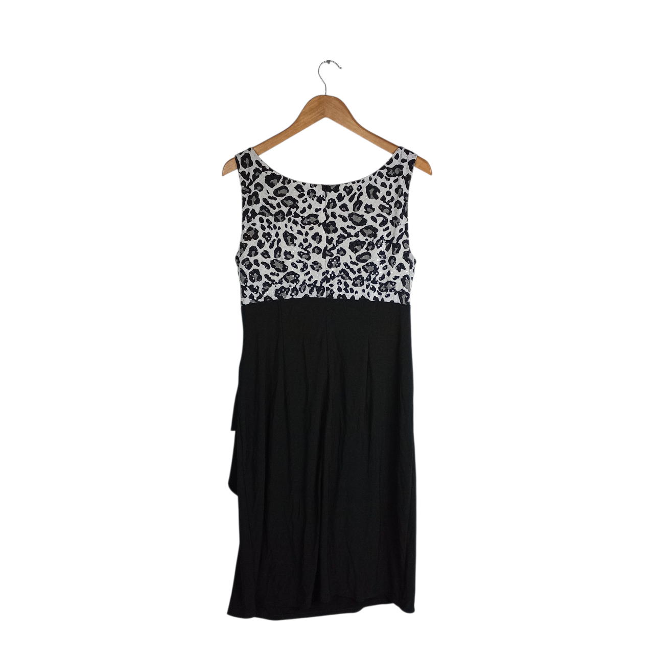 Dress | Women UK18 Dressbarn Collection Sleeveless Black and White Leopard Print