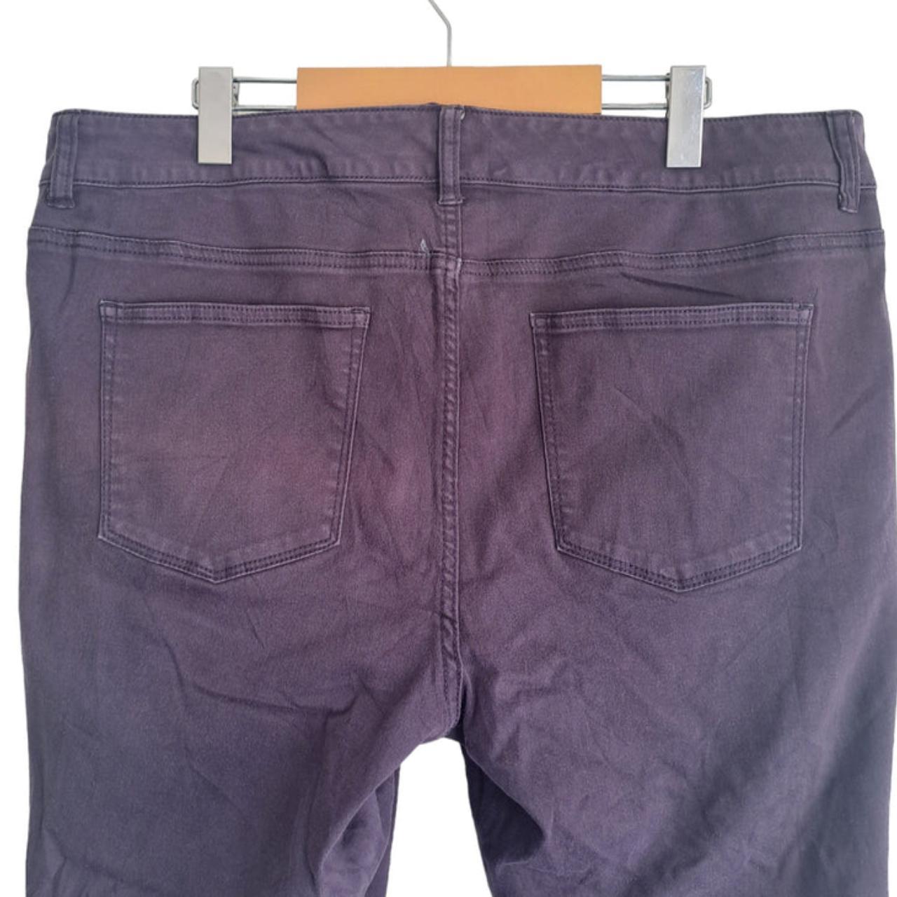 Capri | Men XXL Purple Pants Stretchy Waistline
