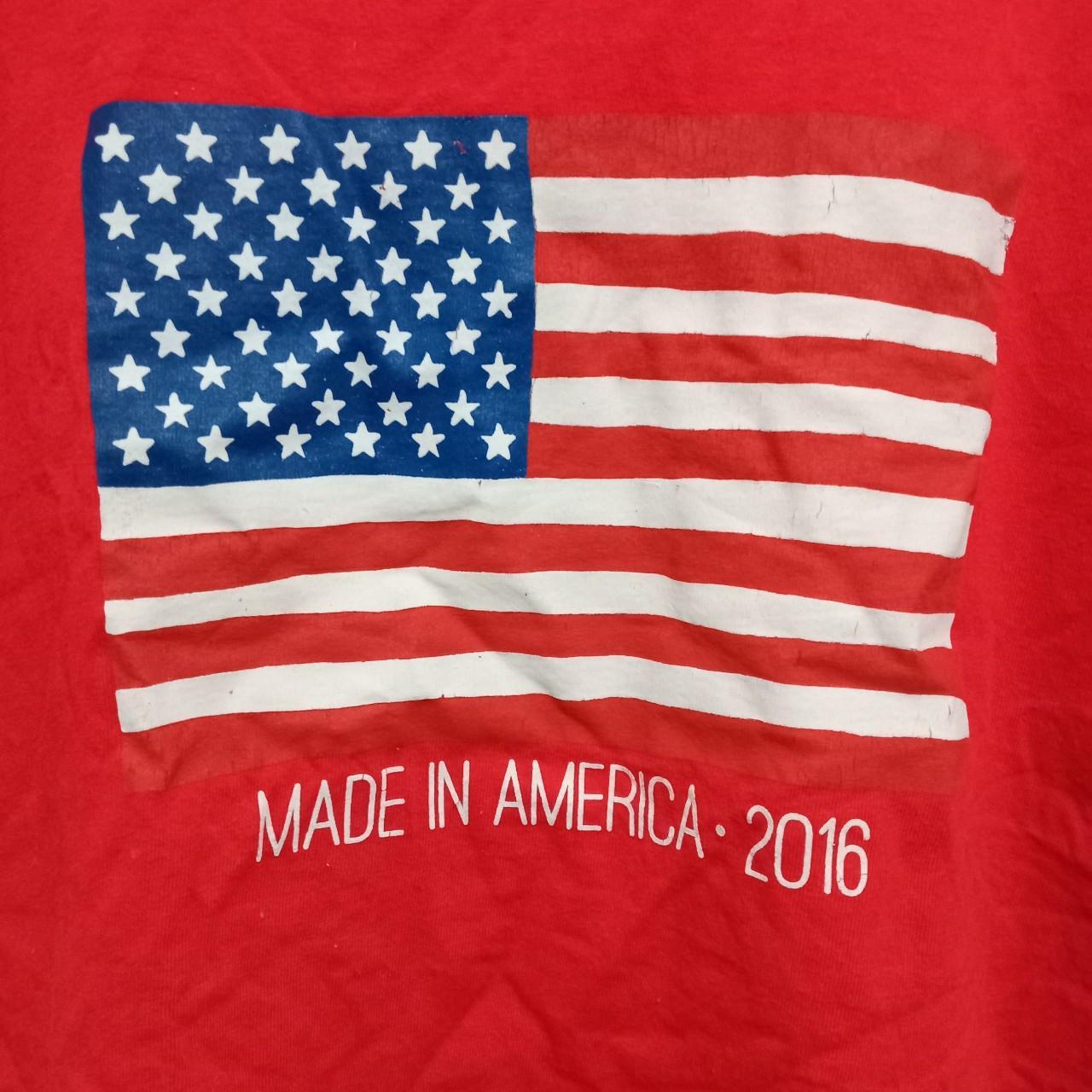 T-shirt | Kids / Women UK Small Red American Shirt