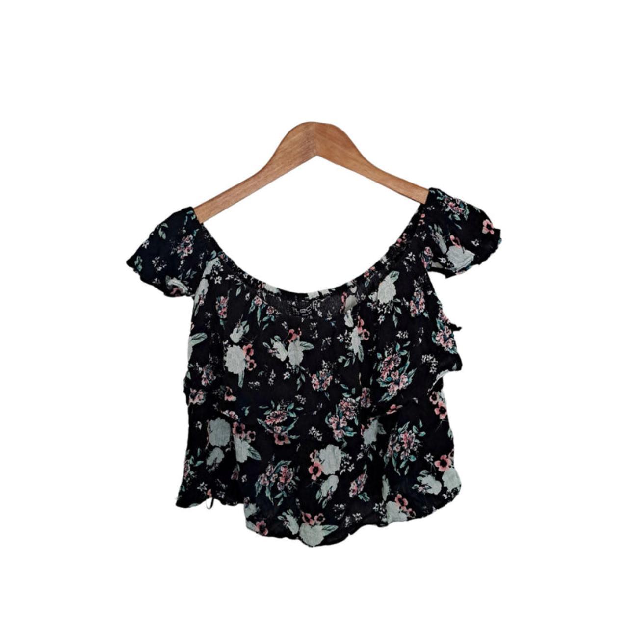 Blouse | Women Medium UK12 Off-The-Shoulder Crop Top