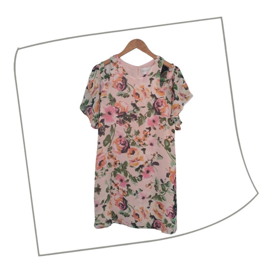 Blouse | Women Medium Floral Peachy Pink Blouse