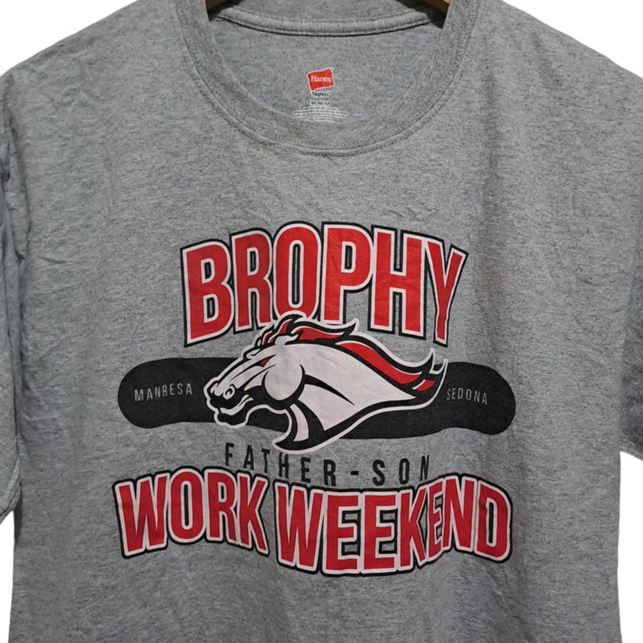 T-shirt | Women Medium Men Small Grey Hanes Knight Cotton Shirt