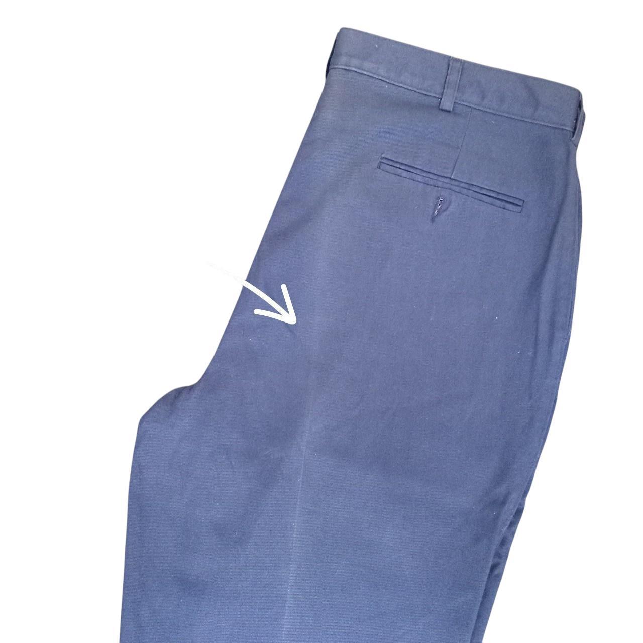 Trousers | Unisex Medium to Large Navy Slacks Classic Fit
