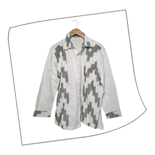 Polo Shirt | Men Large Glittery Party Shirt