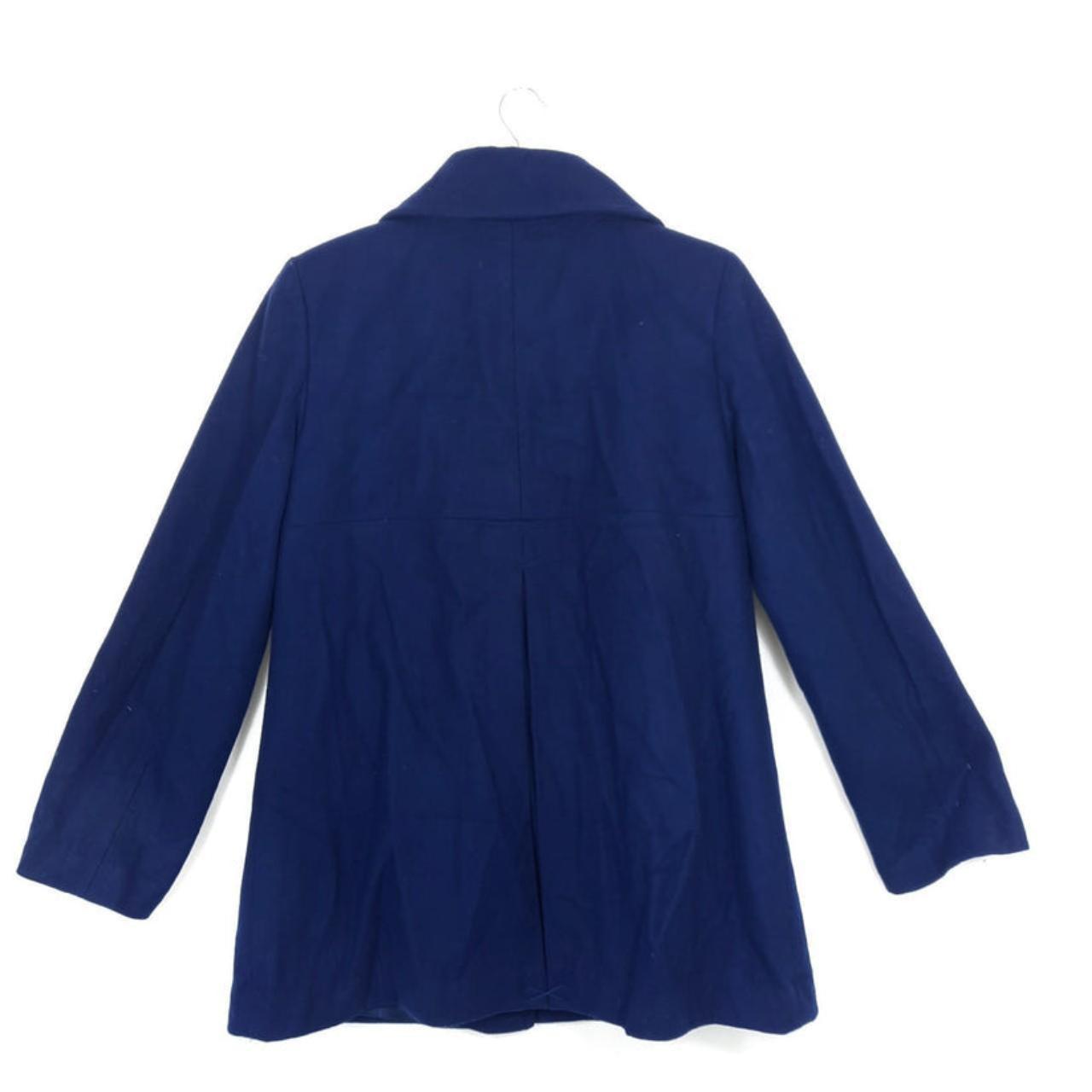 Coat | Women Blue Wool Size 12 Medium