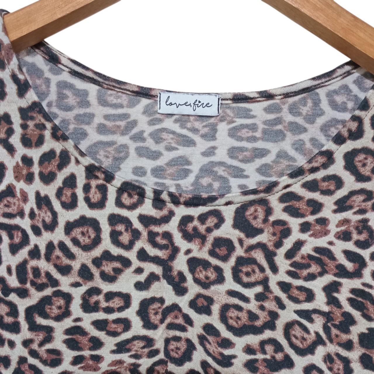 Dress | Women UK 8 to 10 Leopard Print Detail