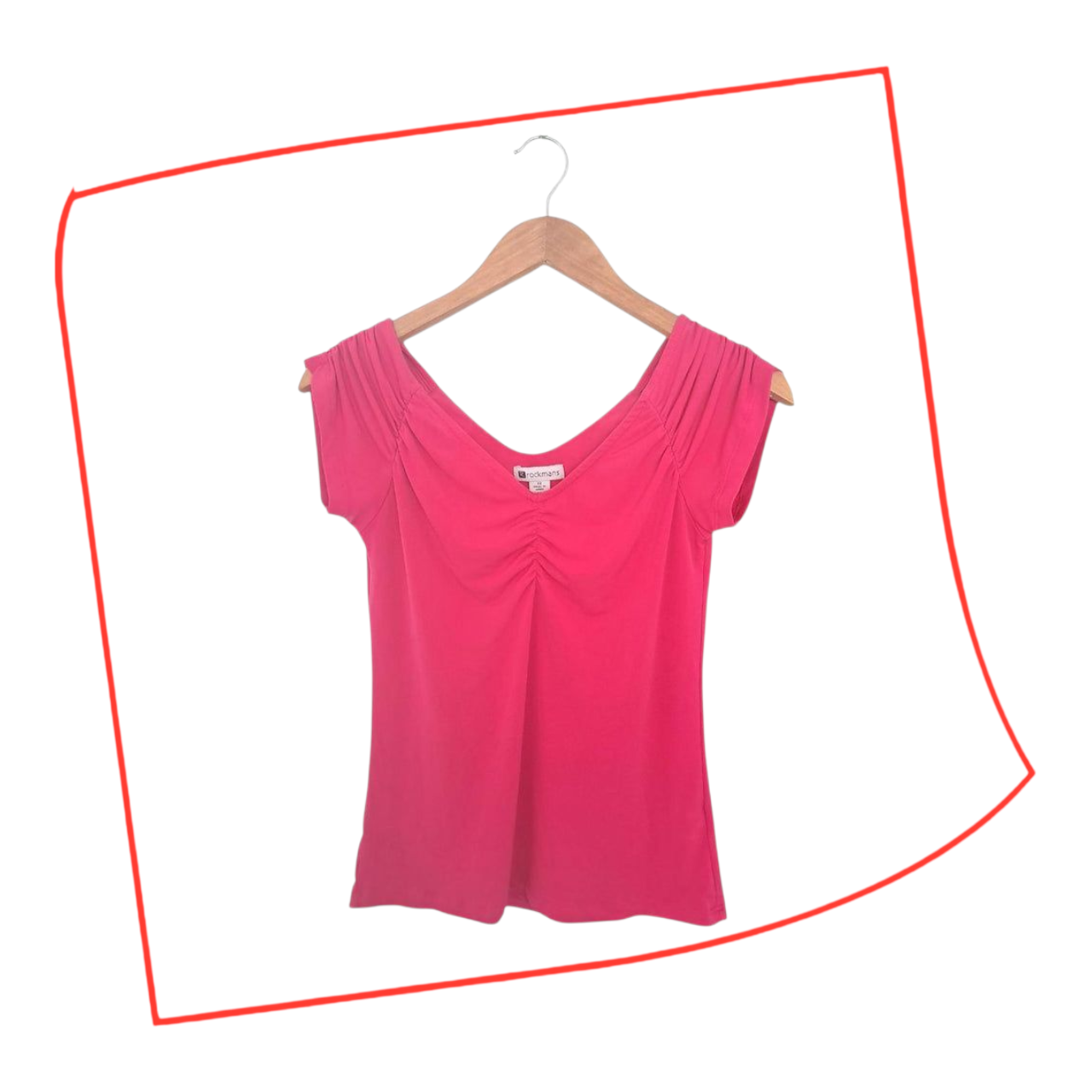 Blouse | Women UK 6 to 8 Pink Top