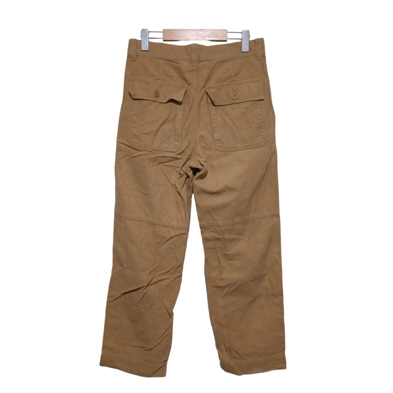 Trousers | Men XS-S, Women UK 8-10 Brown Cargo-Style Slacks