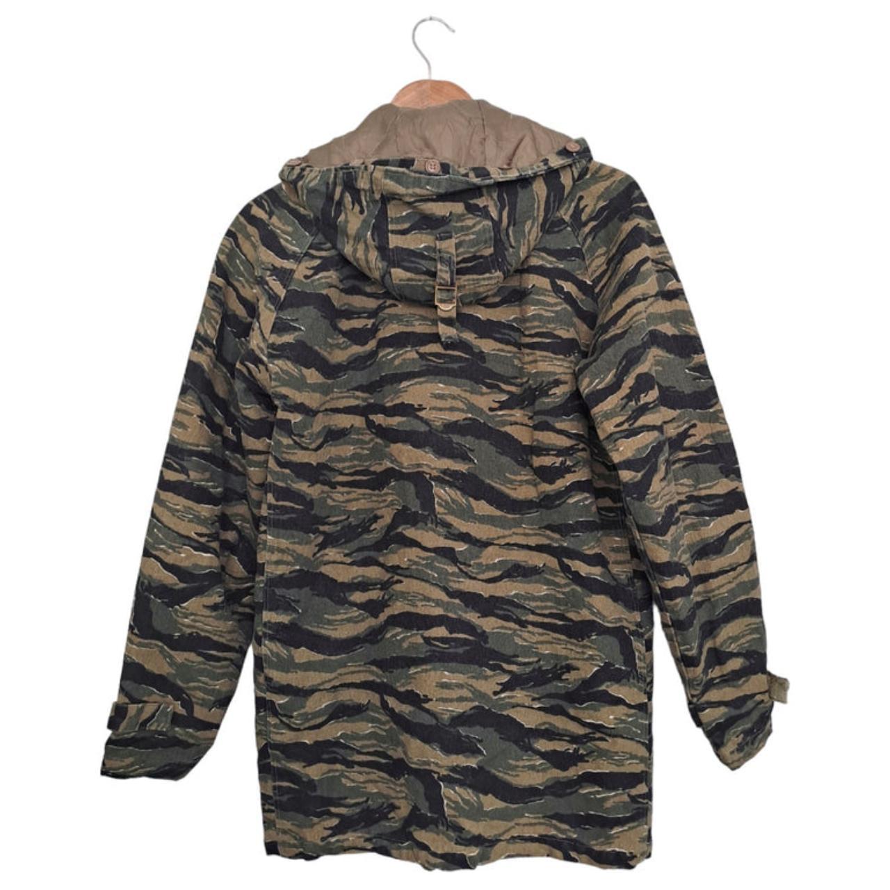 Jacket | Women Medium Men Small Vintage Military Tiger Stripe Camouflage Field Jacket