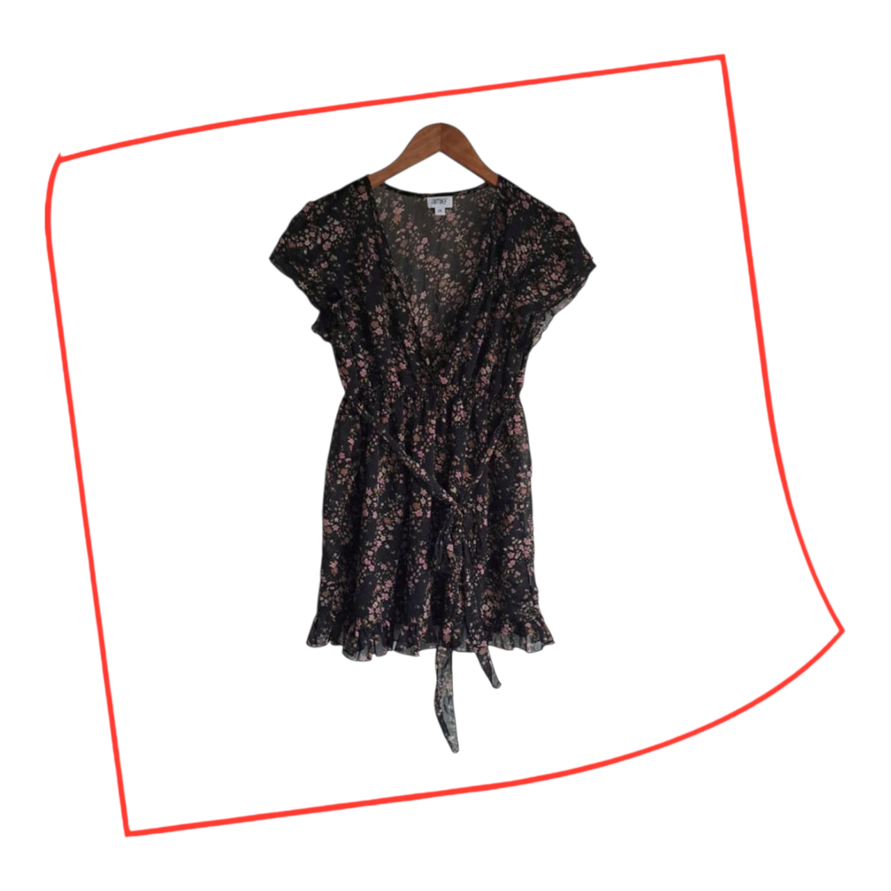 Blouse | Women Medium UK14 Cute Floral Top