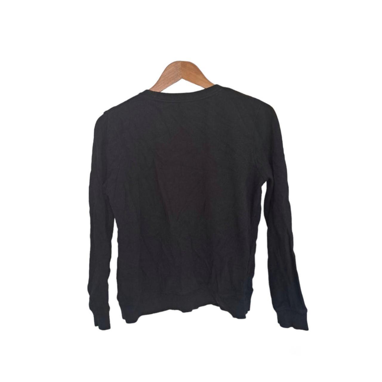 Jumper | Women Medium Men Small Black Sweatshirt