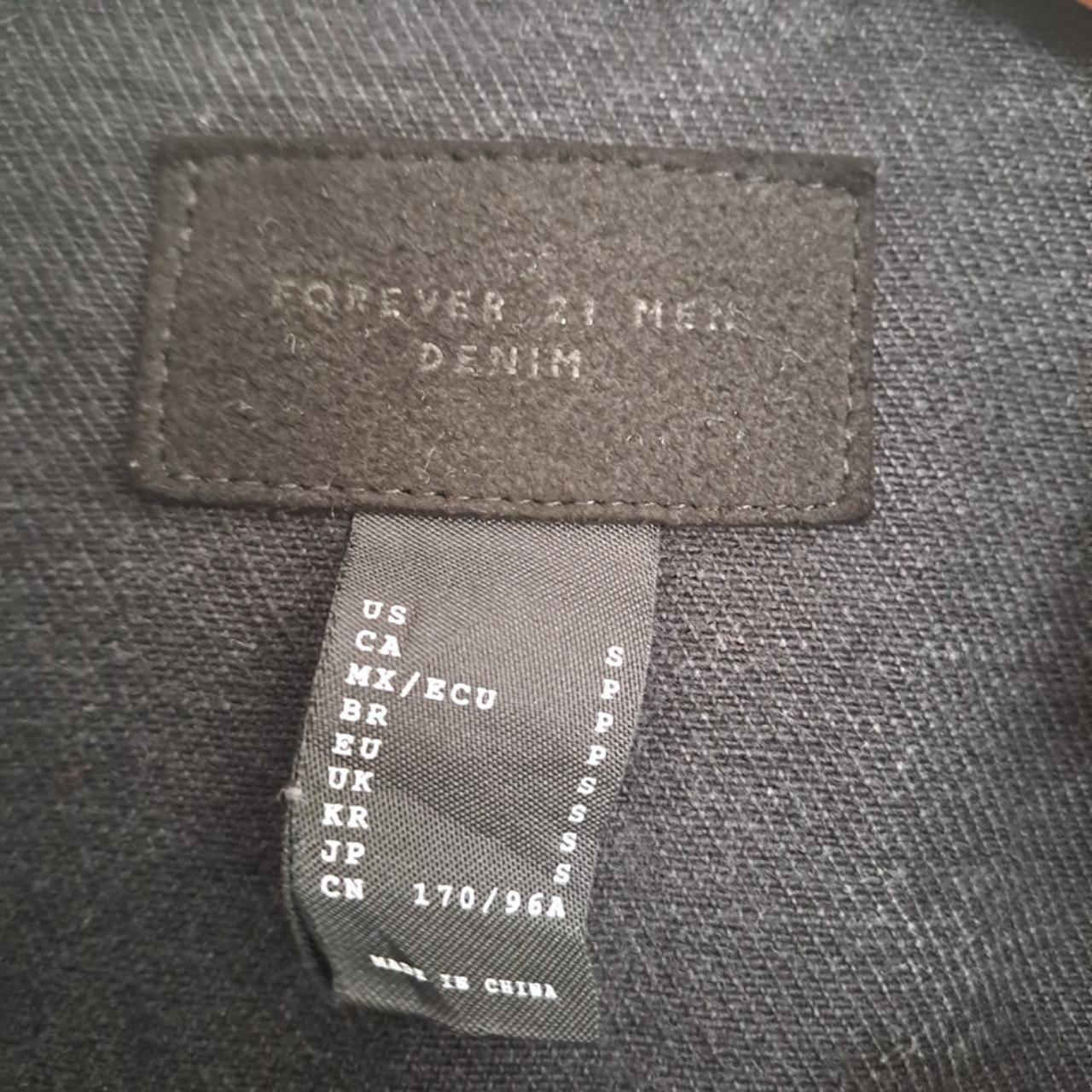 Jacket | Men Small Black Forever 21 Denim