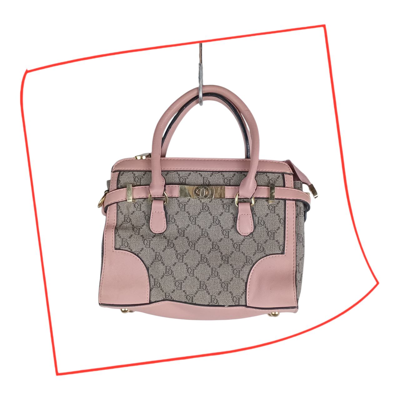 Bag | Women Chic & Versatile Pink Trim Handbag / Shoulder bag