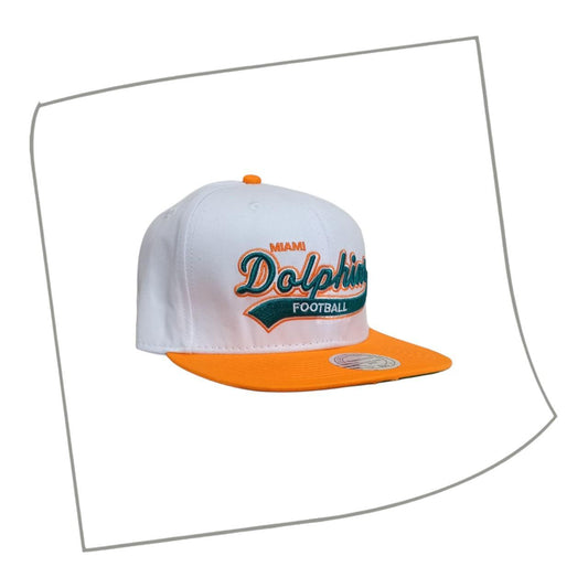 Headgear | Miami Dolphins Mitchell & Ness Snapback Cap