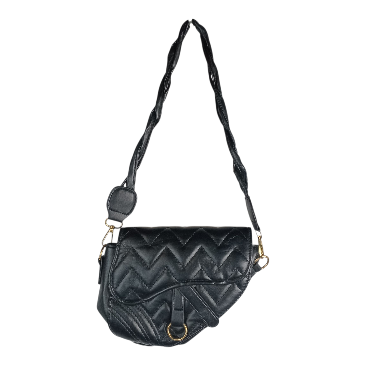 Bag | Women Chic Quilted Crossbody Bag with Two Detachable Straps