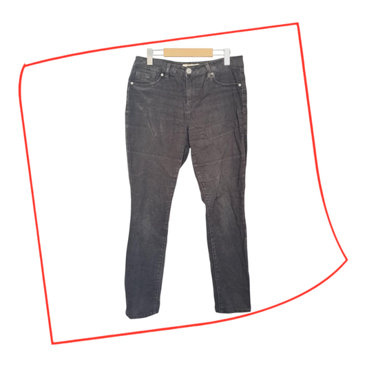 Jeans | Women Medium UK12 Vintage Black Grey Zip Fly